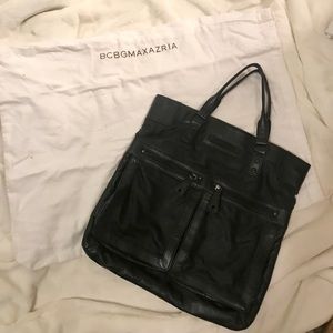 BCBGMAXAZRIA large black tote bag